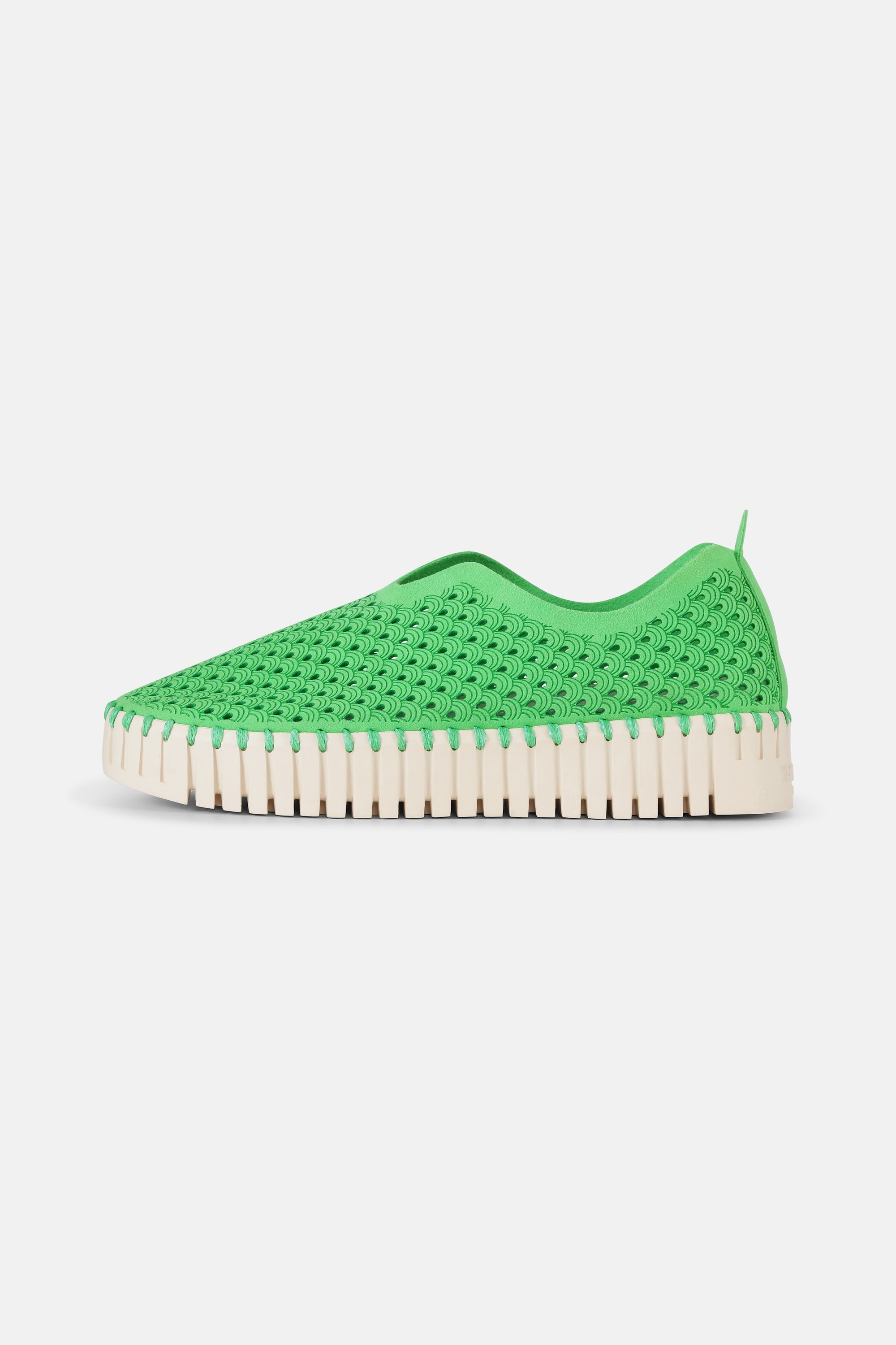 Platform Tulip Sko - Bright Green
